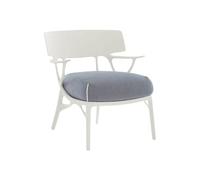 Kartell - Fauteuil rembourré Bleu