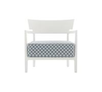 Kartell - Fauteuil rembourré Bleu