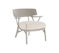 Kartell - Fauteuil rembourré Gris