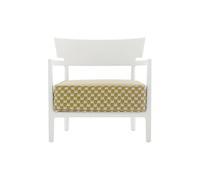 Kartell - Fauteuil rembourré Jaune