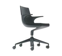 Kartell - Fauteuil rembourré Noir