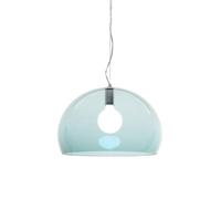 Kartell Suspension FL/Y Fly Ø52 cm E27 PMMA recyclé Bleu