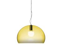 Kartell FL/Y Transparent Pendelleuchte, jaune
