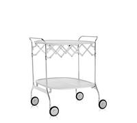 Kartell Gastone, Chariot, Chrome Blanc