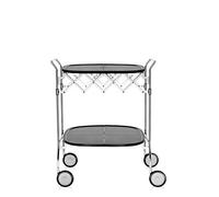 Kartell Gastone, Chariot, Chrome Noir
