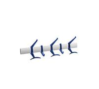 KARTELL crochets murale HANGER 60 cm (Cobalt - Acier poli et polycarbonate)