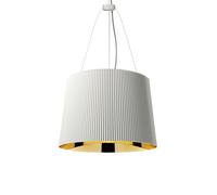 Kartell Lampe À Suspension Gé Ge (Blanc - Or - Polycarbonate 2.0 À Partir De Matière Première Renouvelable) Blanc