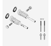 Kartell LAUFEN Fixations au sol M12 pour baignoires en îlot, H8928360000001,