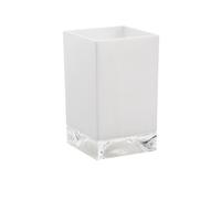 Kartell laufen gobelets 'boxy' matière plastique 70x70x120mm inox brossé - LAUFEN H3823300900001
