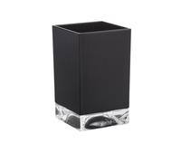 Kartell laufen gobelets 'boxy' matière plastique 70x70x120mm noir opaque - LAUFEN H3823300910001