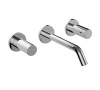 Kartell laufen mitigeur de lavabo 2 poignées encastré bec 175mm chromé - LAUFEN H3123360041201