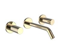 LAUFEN Kartell Mitigeur de lavabo à encastrer à 2 poignées, bec fixe, saillie 175 mm, H3123360011201, Couleur: Or