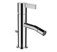 LAUFEN Kartell Mitigeur monocommandé pour bidet, sans vidage, avec tirette, saillie 110mm, 0, H3413310041031, Couleur: chrome