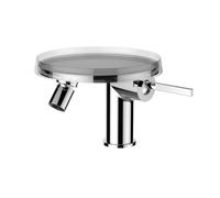 Laufen Kartell - Mitigeur de bidet à levier Disc, avec bonde, chrome H3413310041111