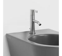 Kartell laufen mitigeur de bidet bec fixe 110mm avec vidage inox brossé - LAUFEN H3413310901011