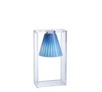 Kartell Lampe de table Light-Air E14 - Technopolymère thermoplastique transparent et tissu - Bleu