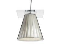 Kartell Light-Air Sospensione Pendelleuchte, abat-jour en tissu beige