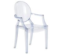 Kartell Lou Ghost chaise enfant Bleu Azur - 37 x 63 cm (design Philippe Starck)