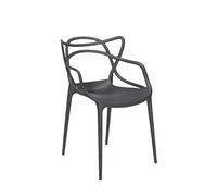 Kartell Masters, Chaise, Noir, Lot de 2