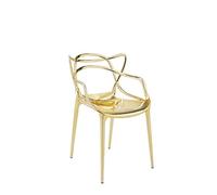 Kartell Masters, Chaise, Or, Lot de 2