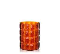 Kartell Vase Matelassé – PMMA transparent – Ambre