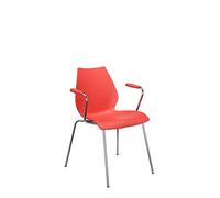 Kartell Maui, Fauteuil, Pourpre rouge, Lot de 2