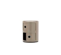 Kartell Meuble de rangement Componibili brun, Designer Anna Castelli Ferrieri, 40 cm