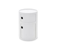 KARTELL table de chevet ronde COMPONIBILI BLANC