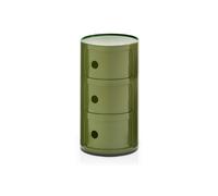 Kartell Meuble de rangement Componibili vert, Designer Anna Castelli Ferrieri, 58.5 cm