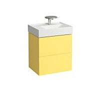 Kartell meuble sous- H4075680336441 60x58x45cm, 2 tiroirs, senfgelb