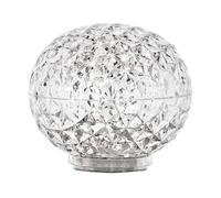 Kartell Mini Planet, Lampe de Table à batterie, Cristal, Ø 16 cm