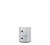 Kartell Rangement Componibili - 2 compartiments - argent