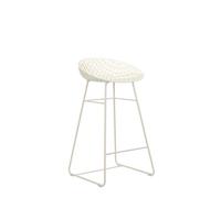 KARTELL tabouret pour extérieur SMATRIK (Blanc - polycarbonate coloré dans la masse et acier)
