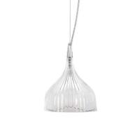 Kartell Lampe à suspension É Cristal transparent – Polycarbonate 2.0 recyclé
