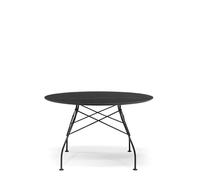 Kartell Table Glossy - marbre noir - noir - rond
