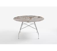 Kartell Table Glossy - Symphonie - chrome - rond