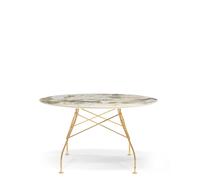 Kartell Table Glossy - Symphonie - doré - rond