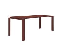 Kartell - Table rectangulaire Rouge