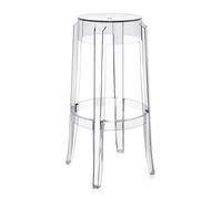Kartell Tabouret Charles Ghost, Designer Philippe Starck, 75 cm