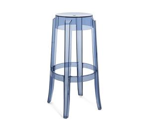 Kartell - Tabouret haut empilable Bleu