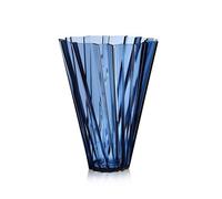 KARTELL vase SHANGHAI (Bleu - PMMA transparent)
