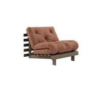 KARUP - Fauteuil convertible Marron