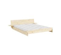 KARUP - Lit double Bois naturel