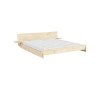KARUP - Lit double Bois naturel