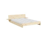 KARUP - Lit double Bois naturel