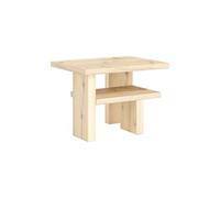 KARUP - Table d'appoint Bois naturel
