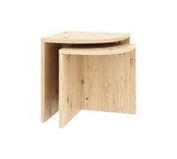 KARUP - Tables gigognes Bois naturel