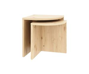 KARUP - Tables gigognes Bois naturel