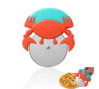 KASESSS 2 Pièces Roulette Pizza, Crabe Coupe Pizza, Roulette A Pizza Premium, Coupe Pizza Roulette Idéal Comme Cadeau, Roulette Pizza Professionnel pour Coupe de Pizzas, Tarte, Gâteau, Gaufres