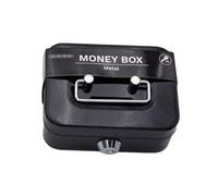 Kasmole Tirelire avec aisse métallique verrouillable boîte de sécurité avec Serrure vec 2 clés - pour Le Stockage des pièces de Monnaie de Petite Caisse